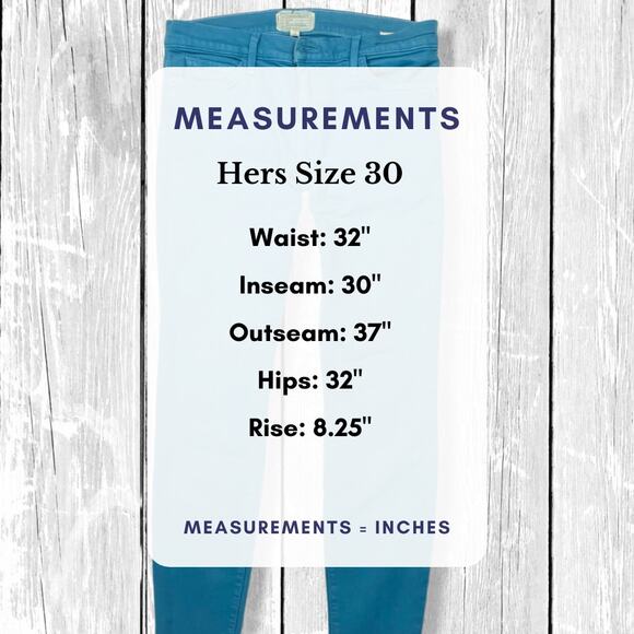 Y2K Vintage Current/Elliott “The Ankle Skinny” Jeans | 30 | Canteen Blue - Picture 8 of 11